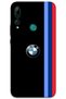 Huawei Y9 Prime 2019 Case Hd Pattern Printed Back Cover - Black Three Stripes