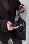 Shopper Bag Shoulder Bag with Belt Accessory Black - 6