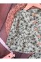 Premium Thessaloniki Knitted Velvet Fabric Floral Detailed 2-Piece Baby Girl Set - 4
