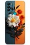 General Mobile Gm 21 Plus Case Hd Pattern Printed Back Cover - White Orange Flower