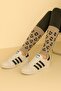 3 Basic Patterned Leggings with Cotton Content - 3
