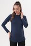 Maternity Crew Neck Long Sleeve 100% Cotton T-Shirt - 2