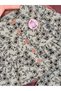 Premium Thessaloniki Knitted Velvet Fabric Floral Detailed 2-Piece Baby Girl Set - 7