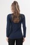 Maternity Crew Neck Long Sleeve 100% Cotton T-Shirt - 4