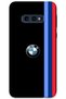 Samsung Galaxy S10E Case Hd Pattern Printed Back Cover - Black Three Stripes