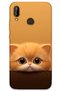Huawei P20 Lite Case Hd Pattern Printed Back Cover - Yellow Kitten
