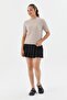 Short Sleeve Sweater Blouse Beige - 4