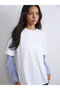Timeless Clothing & Timeless Choices Zero Roba Collar Striped Women's Sweatshirt Tunic