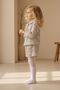 My Little One's Asymmetrical Leopard Patterned Girl's Suit - Khaki - 2