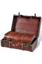 Wooden Treasure Chest 2 pcs Vintage Brown - 2