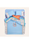 Sansad Blue King Size Cotton Duvet Cover Set - 2