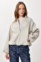Transitional Thin Bomber Jacket Lmk0003 Stone - 2
