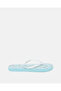 Women Blue Printed Flip Flop