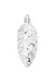 Christmas Pine Cone Ball 40 pcs Silver Plastic - 2