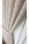 Panel Curtain Milk Coffee Stone Pattern Single Panel 1/3 Pleated Luxury Series Heavy Weight - 2
