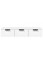 Wall Cabinet White 102x30x20 cm Engineered Wood - 4
