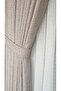 Panel Curtain Milk Coffee Stone Pattern Single Panel 1/3 Pleated Luxury Series Heavy Weight