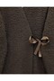 Side-Tie Boucle Kimono -K. Coffee - 6
