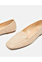 Women Beige Embellished Loafer - 3