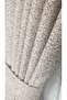 Panel Curtain Milk Coffee Stone Pattern Single Panel 1/3 Pleated Luxury Series Heavy Weight - 3