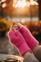 Women's Plush Short Finger Gloves