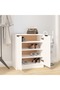 Shoe Cabinet White 59x35x70 cm Engineered Wood - 5