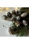 12 Pine Cone Gold Christmas Tree Ornaments - Christmas Party Entertainment - 4