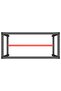 Work Bench Frame Matte Black and Matte Red 110x50x79 cm Metal - 5