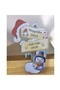 Welcome 2026 Decorated Christmas Board with Large Feet -