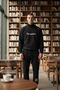 Formentor Zippered Sweatshirt and Sweatpants Two-Piece Set - Comfortable Sports Combination Fr Leg Detail - 5
