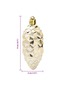 Christmas Pine Cone Ball 40 pcs Gold Plastic - 3