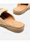Women Taupe Fur Trim Loafer - 4