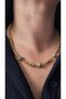 Special Series Colorful Zircon Stone Evil Eye and Ball Detail Chain Necklace - 3