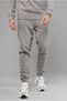 Unisex Regular Fit Pocketed Interlock Pique Sweatpants - Gray - 3