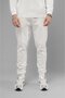 Unisex Regular Fit Pocketed Interlock Pique Sweatpants - White - 3