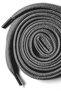 Dark grey 7 mm thick 1 pair flat sports shoe laces - 2