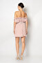 Low-Cut Slim Strap Pleated Chiffon Evening Dress - 2