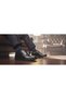 Gr0435 Genuine Leather Lace-Up Black Flat Eva Sole Stitching Detailed Sports Classic Shoes - 2