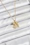 Boy Girl Style Necklace with Golden Steel Chain for Elegant Necks - 2