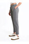 Lcwaikiki Basic Anthracite Women's Elastic Waist Straight Sweatpants - 6