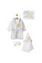 New Season 100% Cotton Baby Boy Bathrobe Set Suitable for 0-2 Years Old (Boxed) - 4