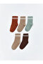 Lcw Baby Blue Striped Baby Boy Socks 5-Pack