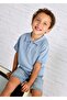 Baby Boy Mercerized Polo Collar Summer T-Shirt 3104 - 2