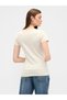 Kadın Bej Peanuts Logo T-Shirt - 5