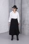 Genuine Suede Midi Skirt