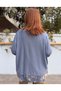Soft Knitwear with Scarf and Shirt Indigo Blue - 3