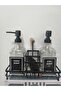 2-Piece Liquid Soap Dispenser with Metal Stand - 2