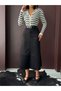 Genuine Suede Midi Skirt - 2