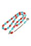 Double Color Airplane Glass Prayer Beads Lt1455