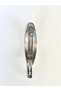 Metal French Style Hair Clip – Shiny Silver Color 11 cm Classic and Stylish Model - 7